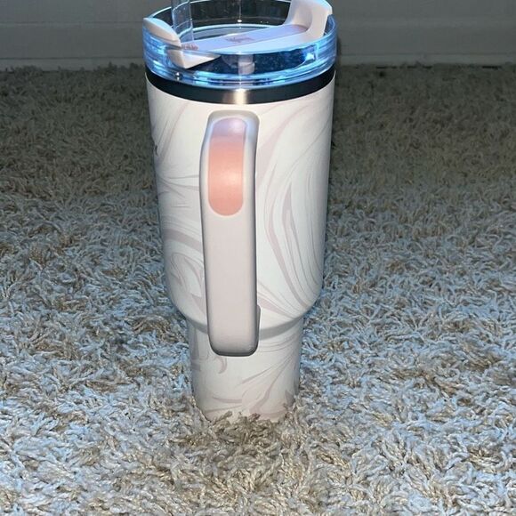 STANLEY Quencher H2.0 40oz Flowstate Tumbler ROSE QUARTZ SWIRL - Picture 4 of 13